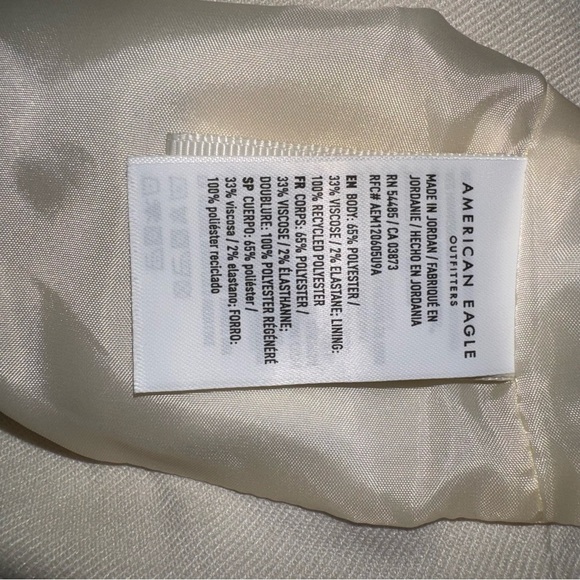 American Eagle Cropped Blazer Size L - Picture 12 of 12